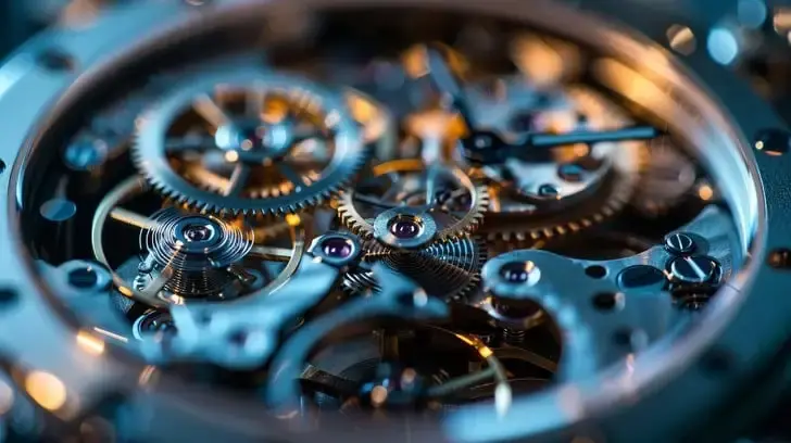 Elegant watch background pattern